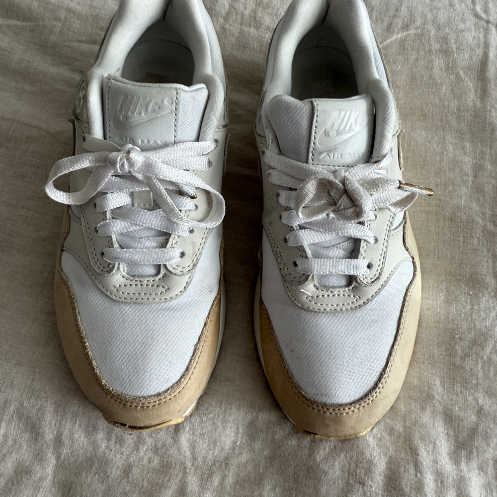 Nike Women's Air Max 1 Premium Sandrift Sneakers size 7 GUC - Picture 3 of 8